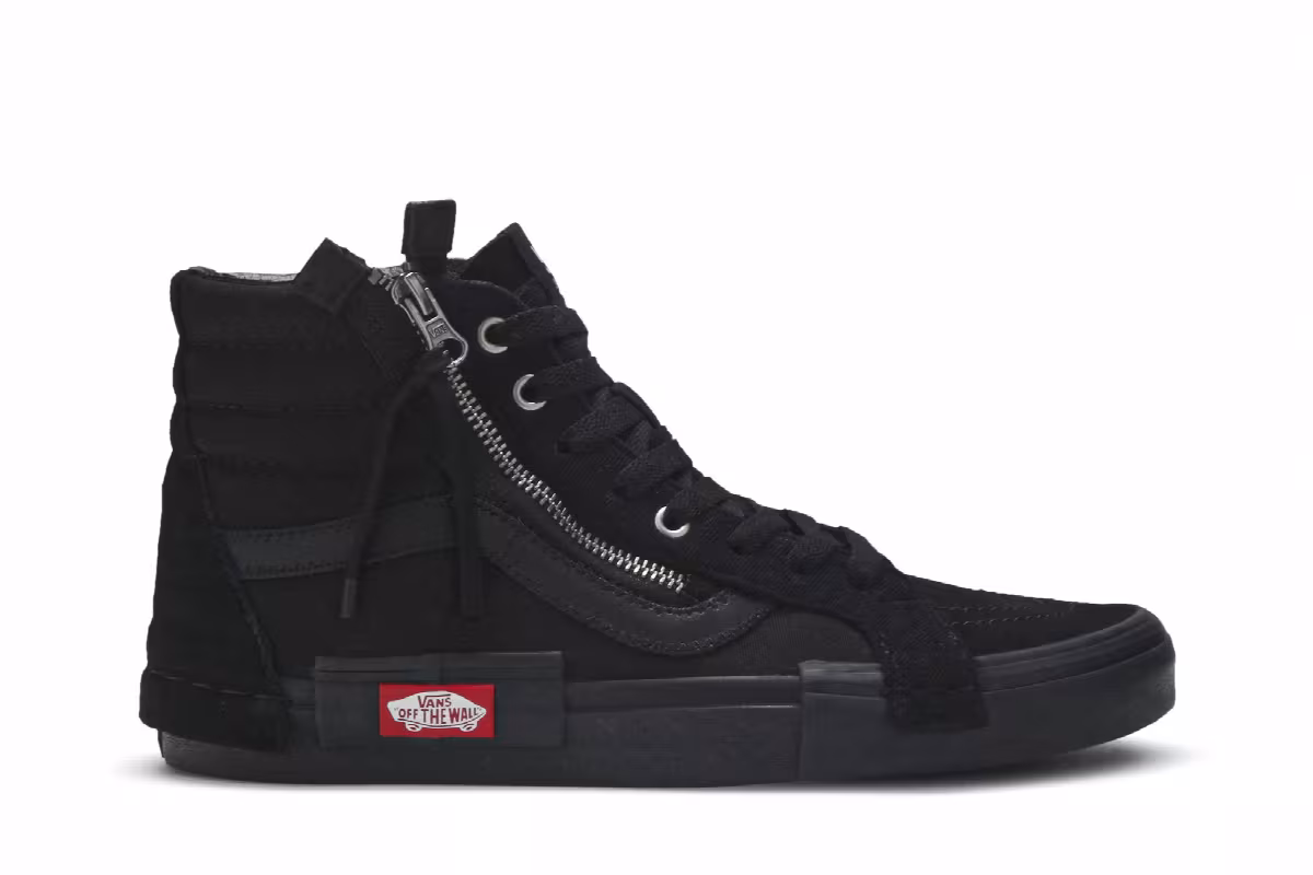 Vans SK8-Hi CAP LX Reissue Black Checkerboard, view 2