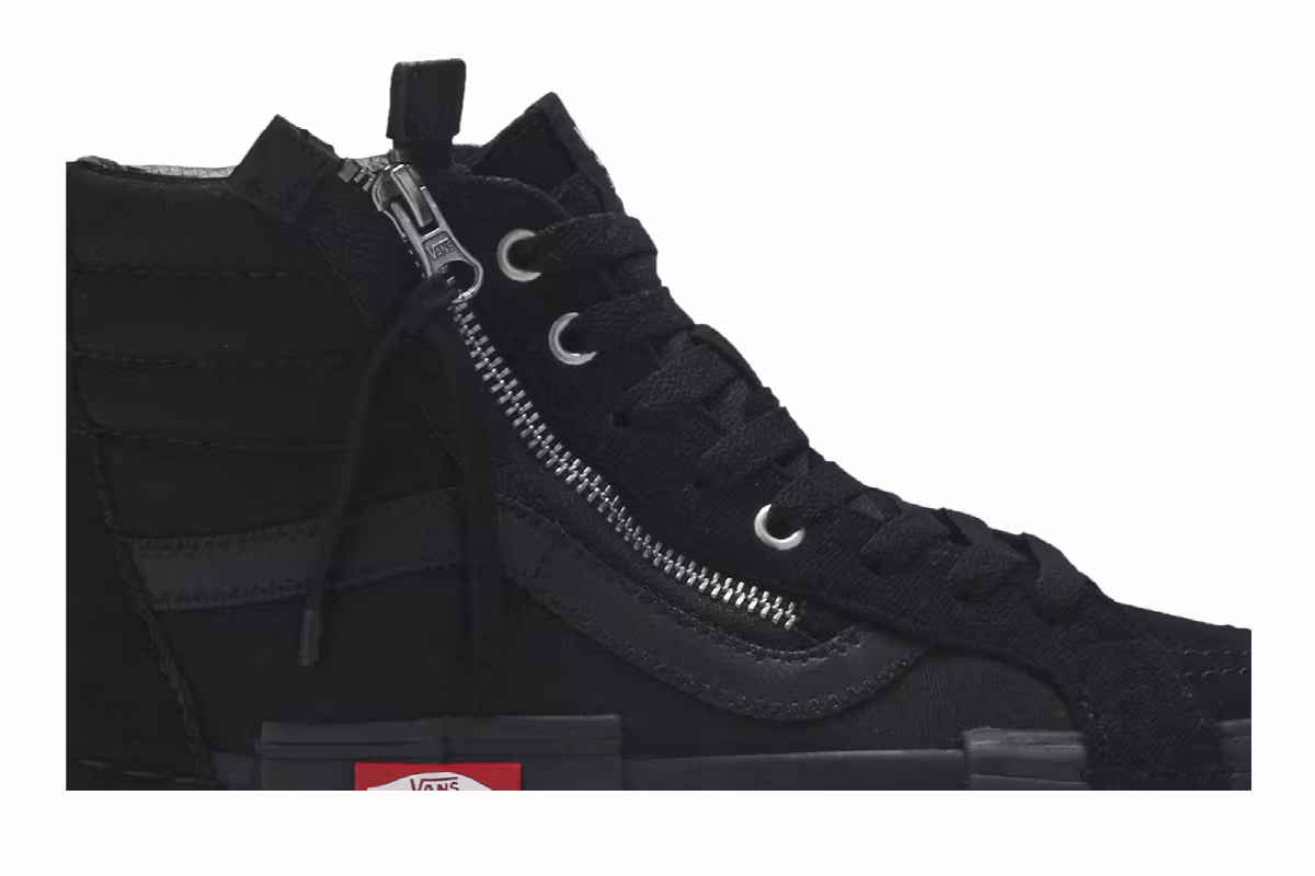 Vans SK8-Hi CAP LX Reissue Black Checkerboard, view 3
