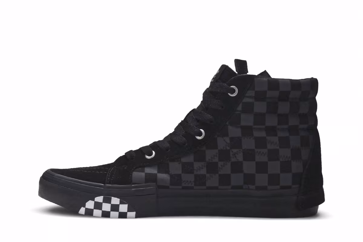 Vans SK8-Hi CAP LX Reissue Black Checkerboard, view 4