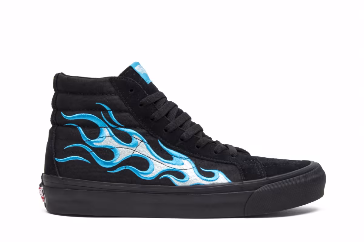 WTAPS x Vans Sk8 Hi LX Blue Flame, view 2