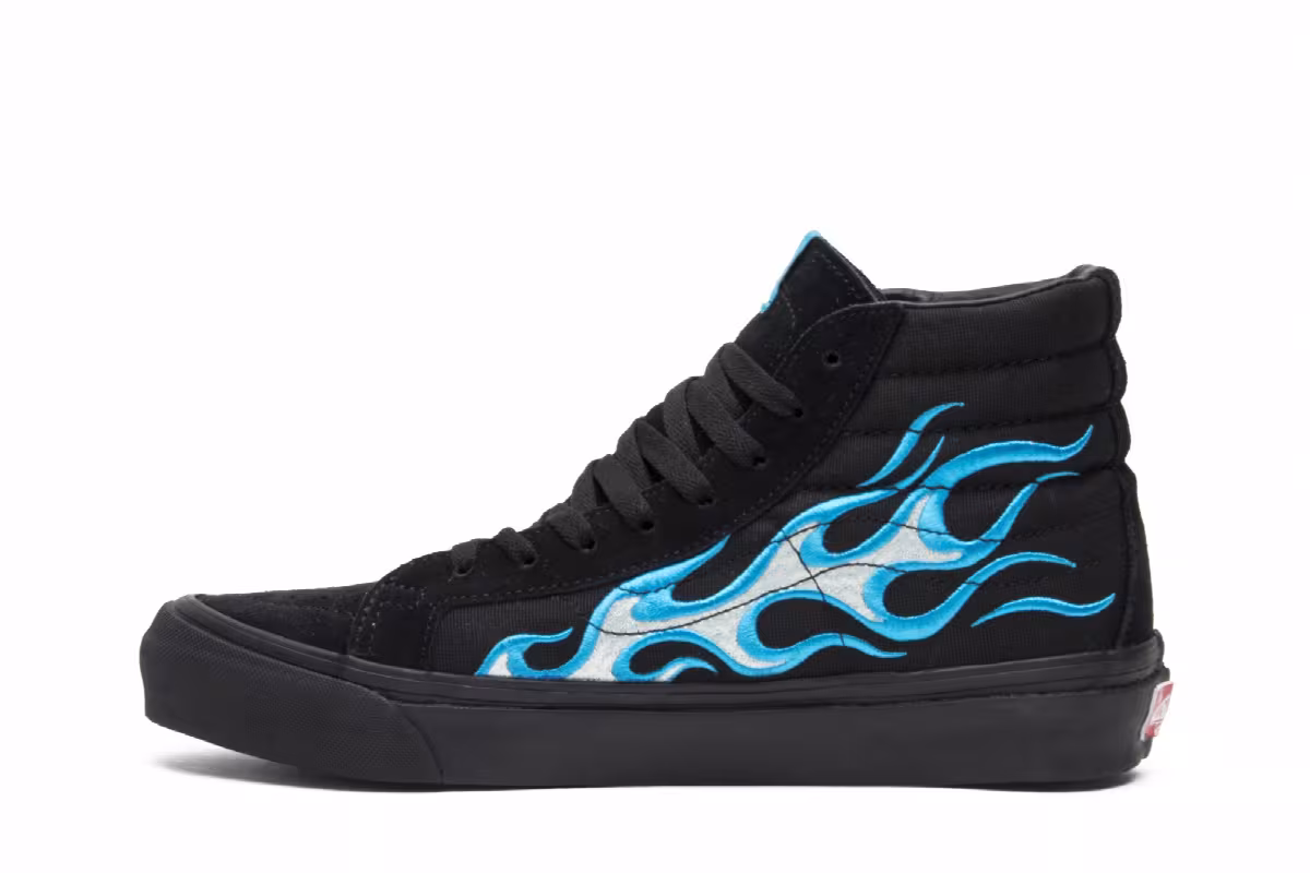 WTAPS x Vans Sk8 Hi LX Blue Flame, view 4