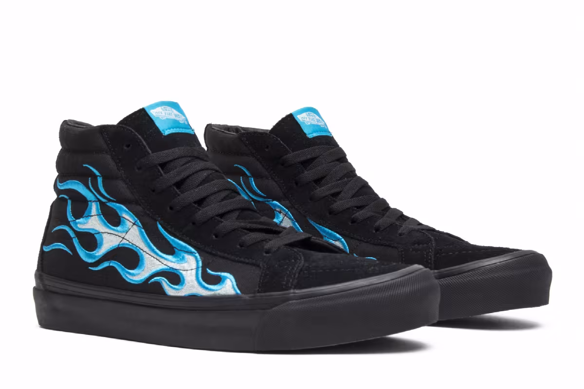 WTAPS x Vans Sk8 Hi LX Blue Flame, view 9