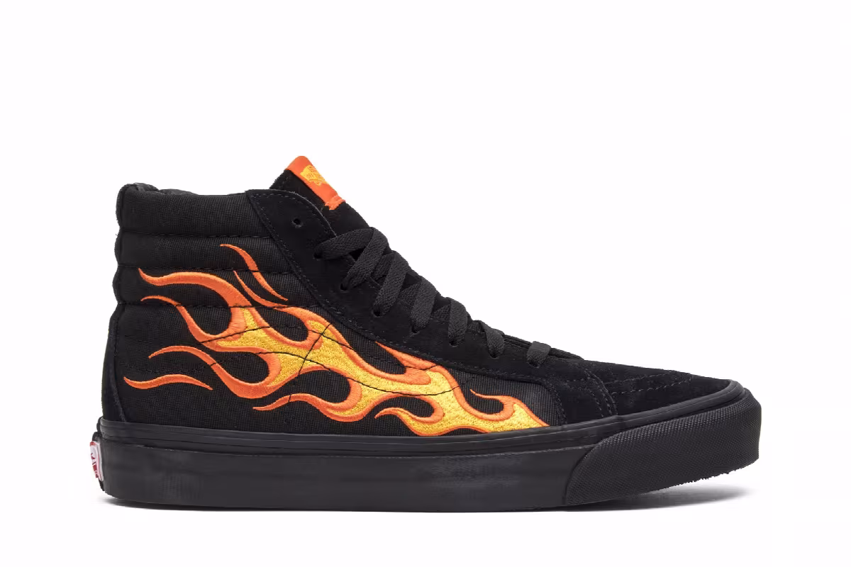 WTAPS x Vans Sk8 Hi LX Flame, view 2