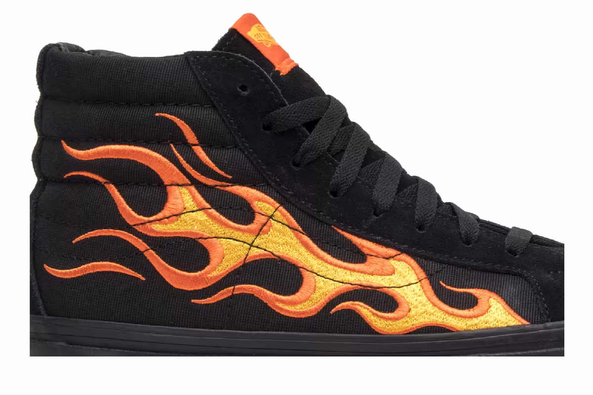 WTAPS x Vans Sk8 Hi LX Flame, view 3