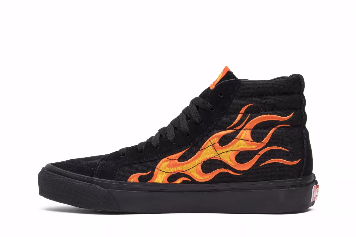 WTAPS x Vans Sk8 Hi LX Flame, view 4