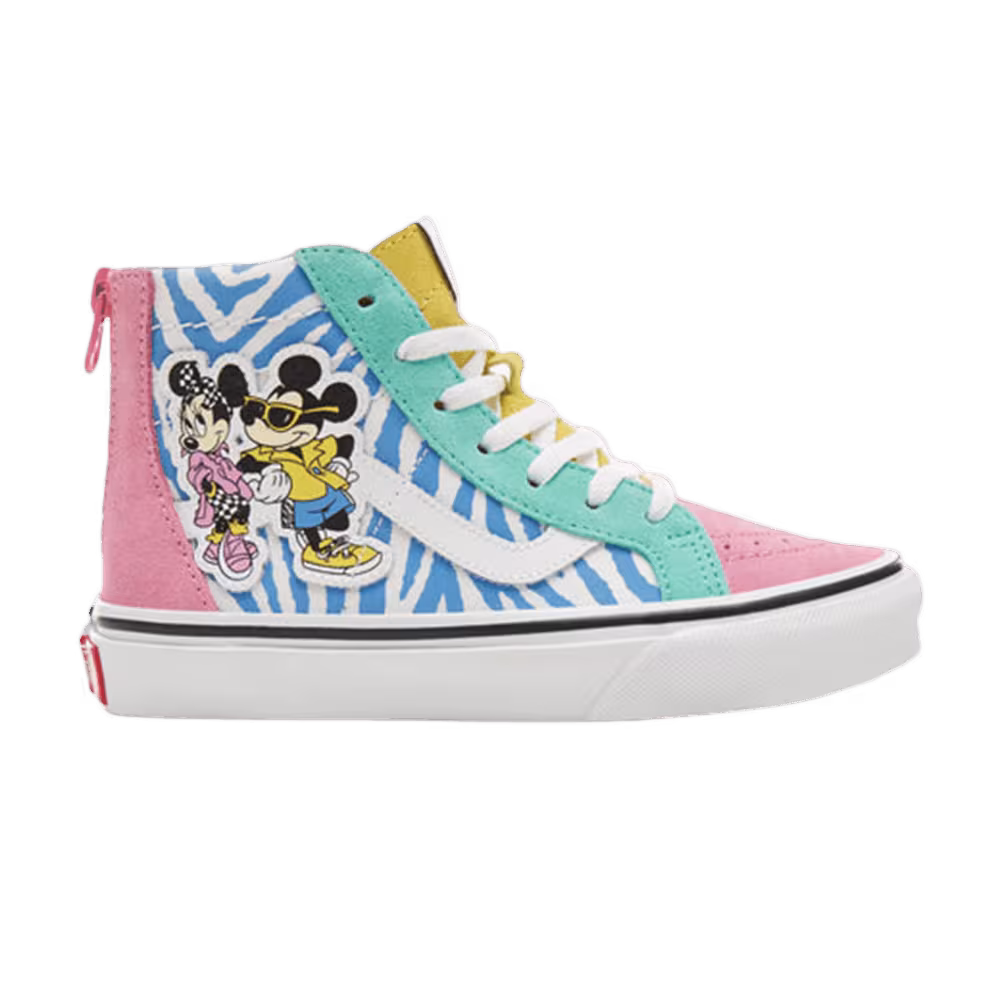 Disney x Vans Sk8-Hi Zip Kids 80s Mickey
