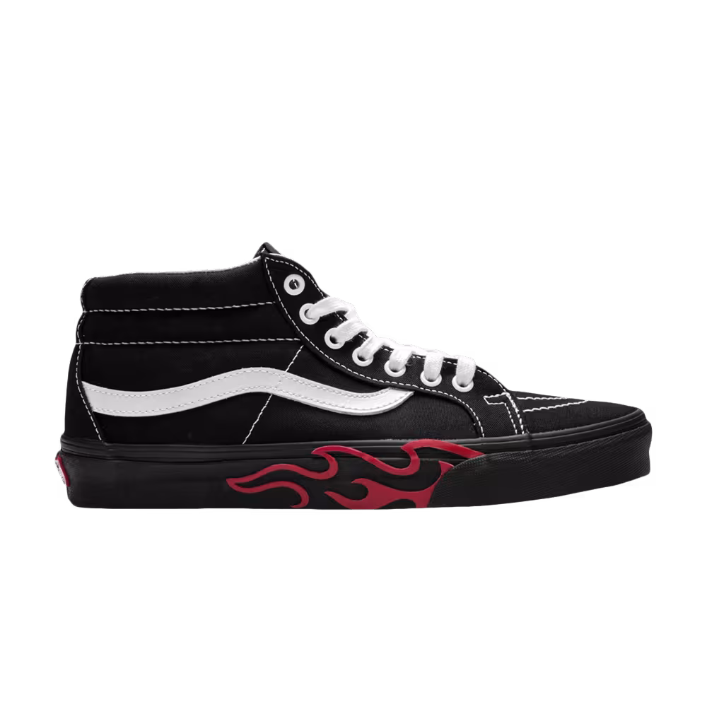 Vans Sk8-Mid Flame Cut Out