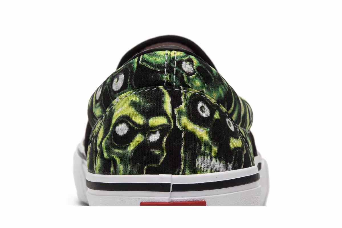 Supreme x Vans Slip-On Glow-In-The-Dark Skull Pile, view 8