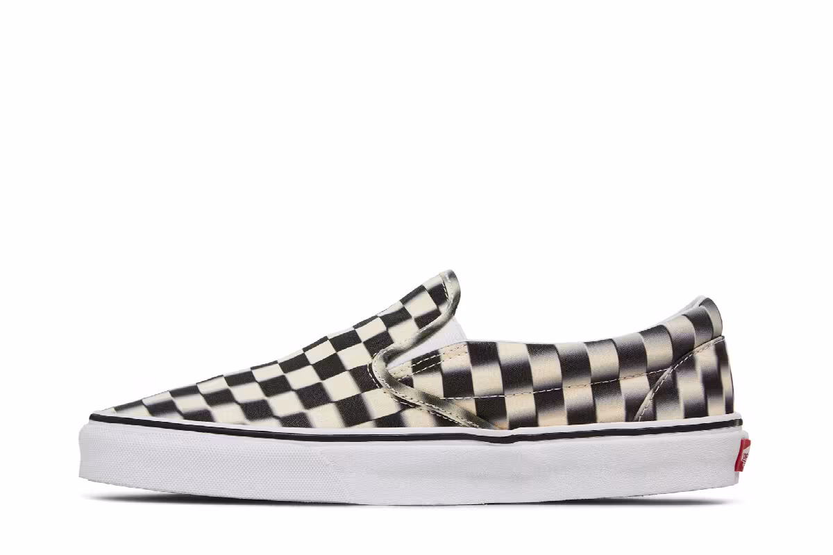 Vans Classic Slip-On Blur Check, view 4