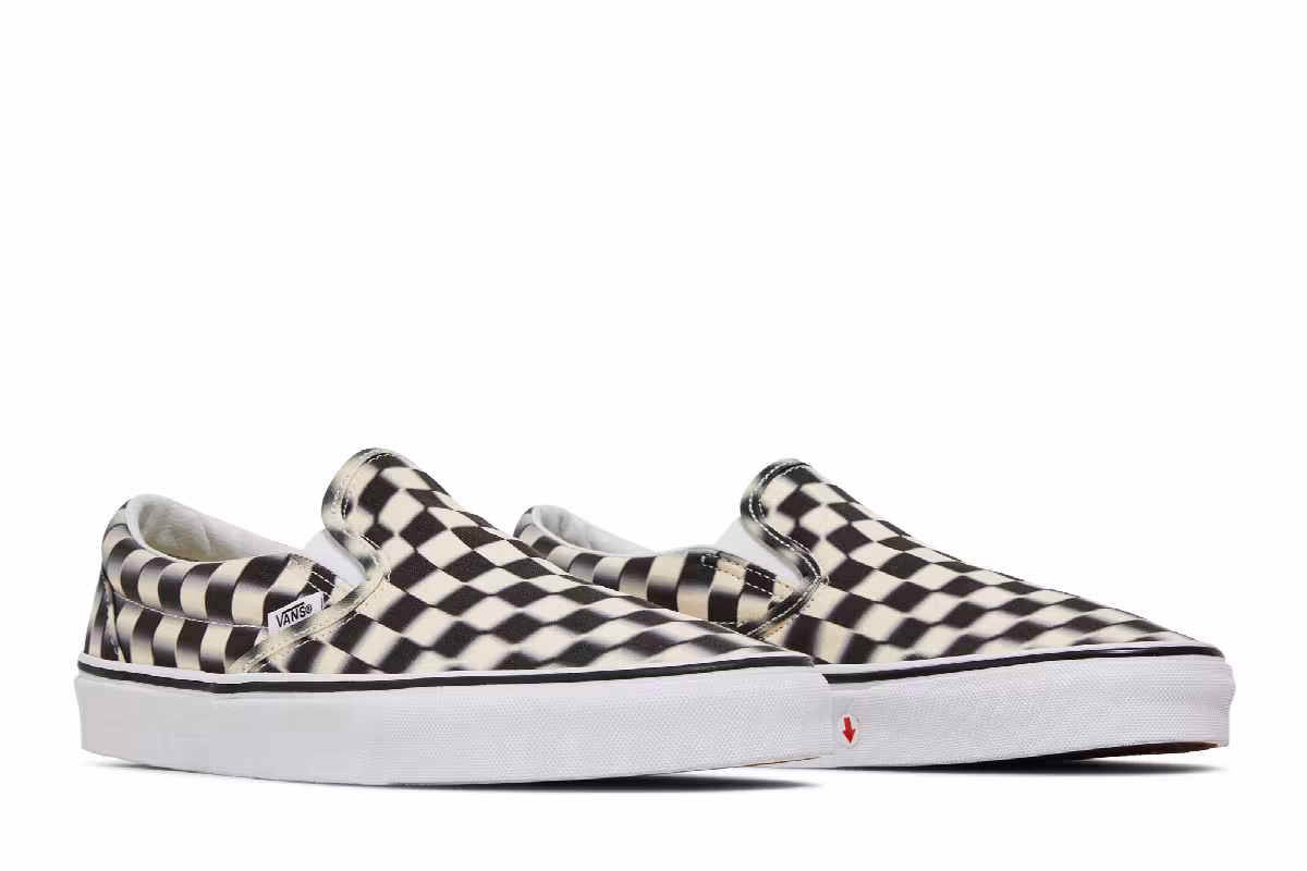 Vans Classic Slip-On Blur Check, view 9
