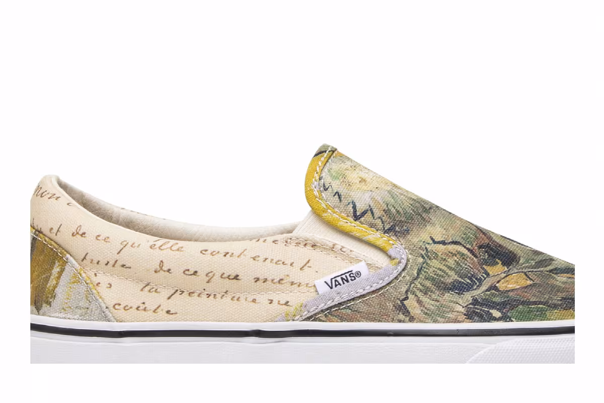 Vincent Van Gogh x Vans Slip-On Skull, view 3