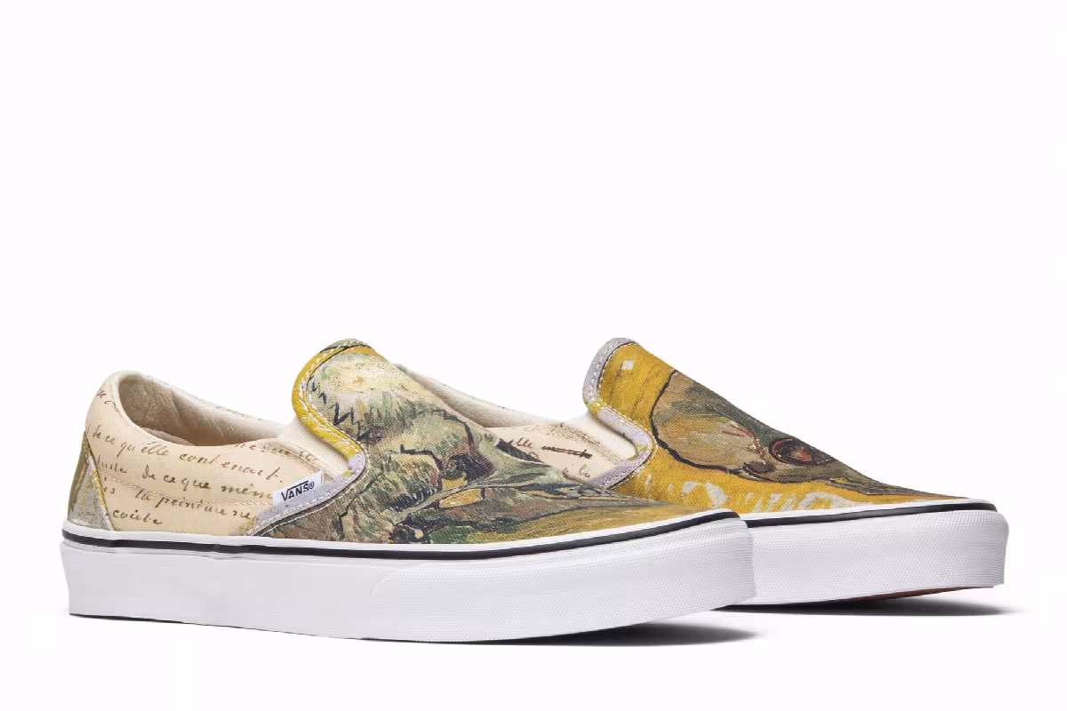 Vincent Van Gogh x Vans Slip-On Skull, view 9