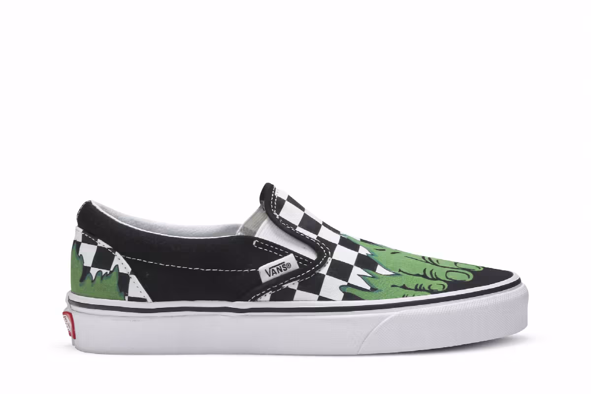 Marvel x Vans Classic Slip On Hulk, view 2