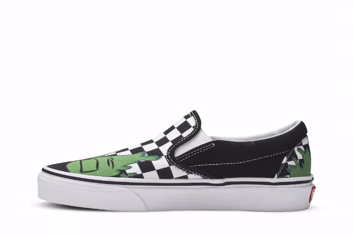 Marvel x Vans Classic Slip On Hulk, view 4