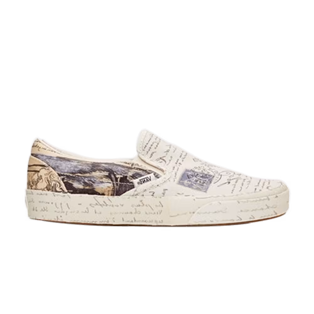 Vincent Van Gogh x Vans Slip-On Letters