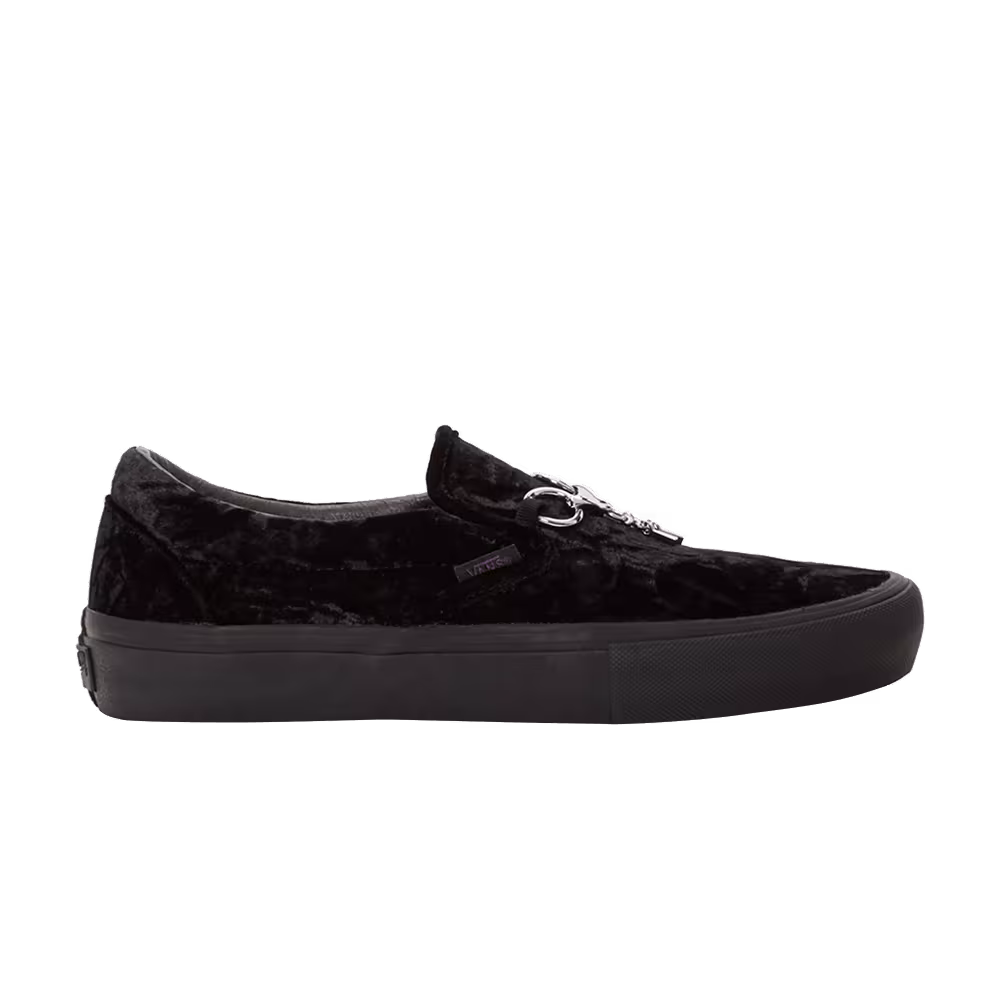 Needles x Vans Slip-On Black Velvet