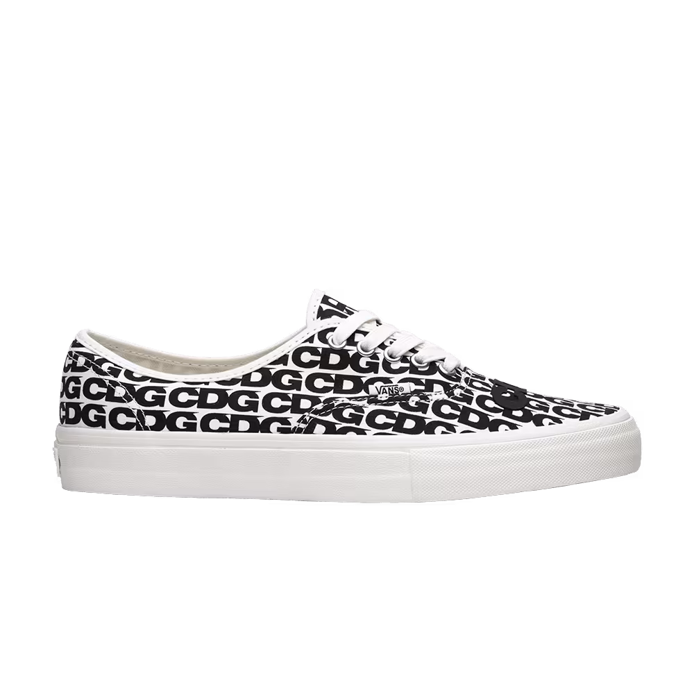 Comme des Garçons x Vans Authentic CDG Print - Black White 2018