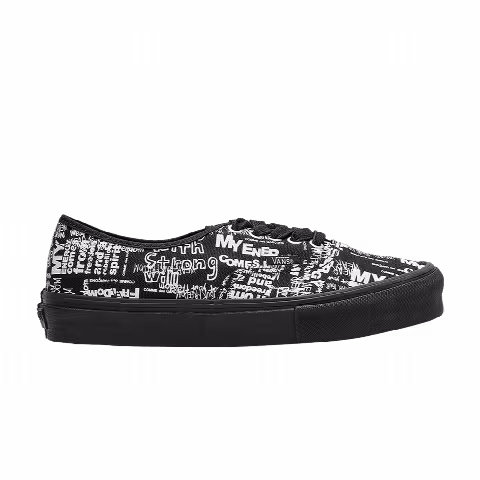 Comme des Garçons x Vans Authentic LX 'Graffiti - Black'