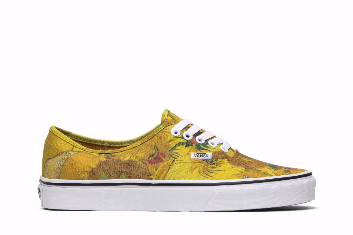 Vincent Van Gogh x Vans Authentic Sunflowers, view 2