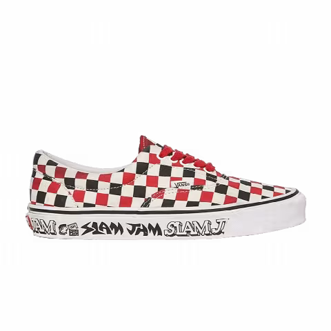 Slam Jam Socialism x Vans OG Era LX 'Red Black Checkerboard'