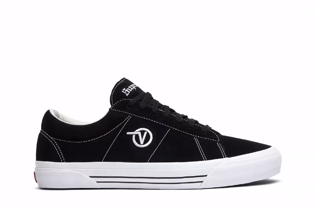 Supreme x Vans Sid Pro Black, view 2