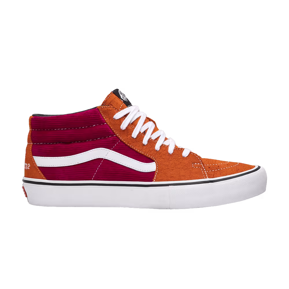 Supreme x Vans Sk8 Mid Pro Corduroy Croc