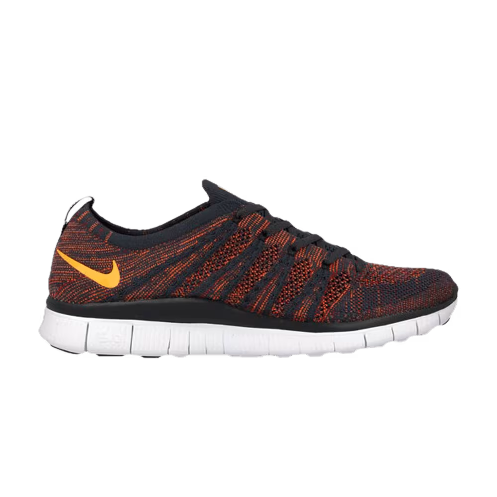 Nike Free Flyknit NSW Anthracite Laser Orange