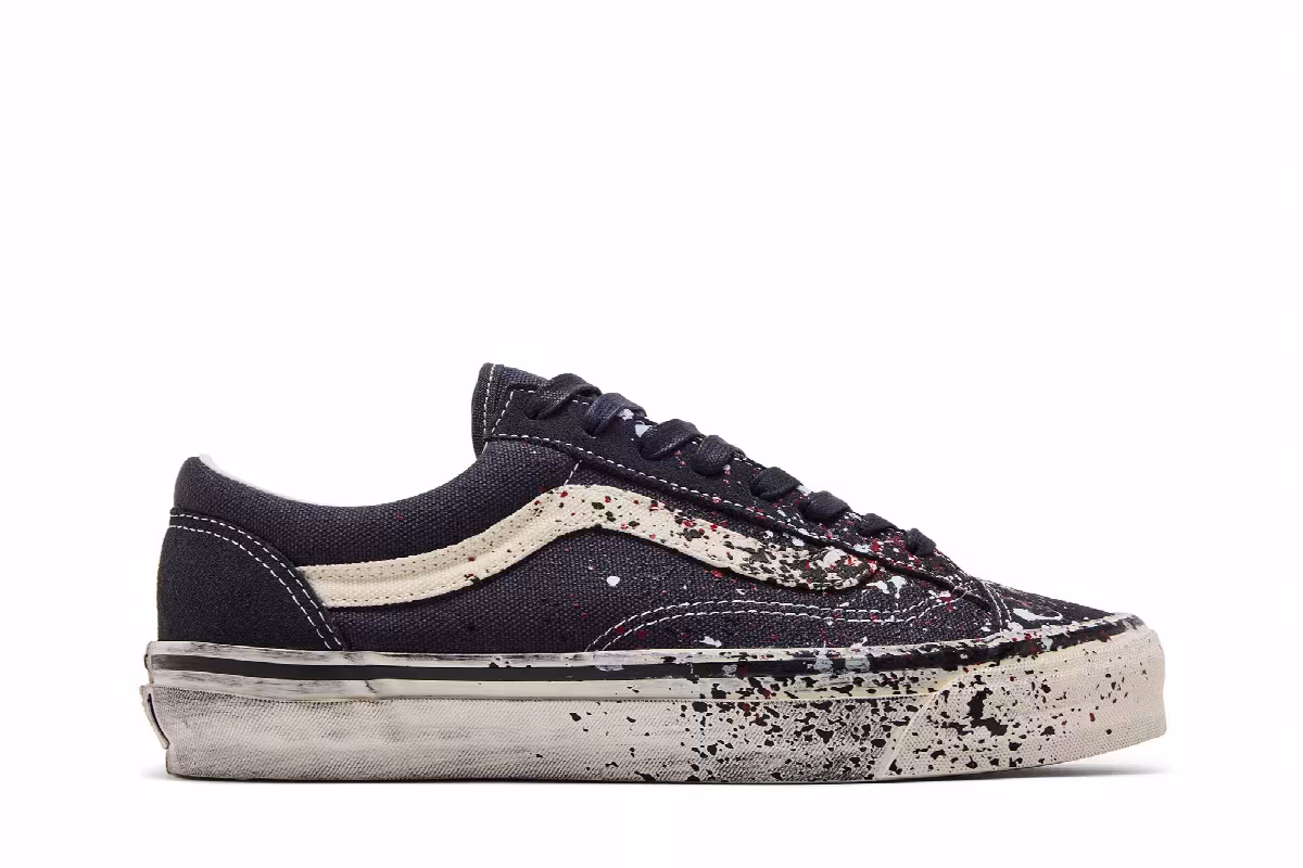 Vans Old Skool 36 Paint Splatter Paint Splatter Charcoal Grey, view 2