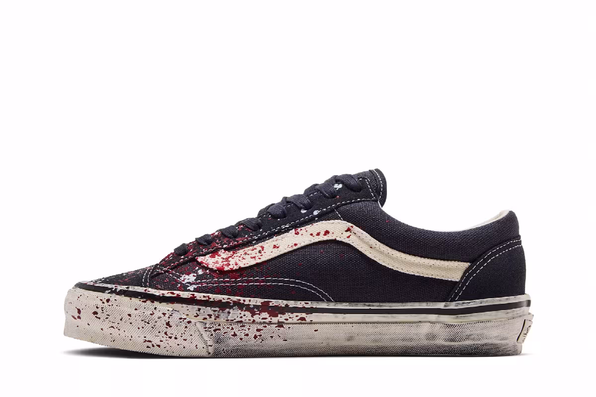 Vans Old Skool 36 Paint Splatter Paint Splatter Charcoal Grey, view 4