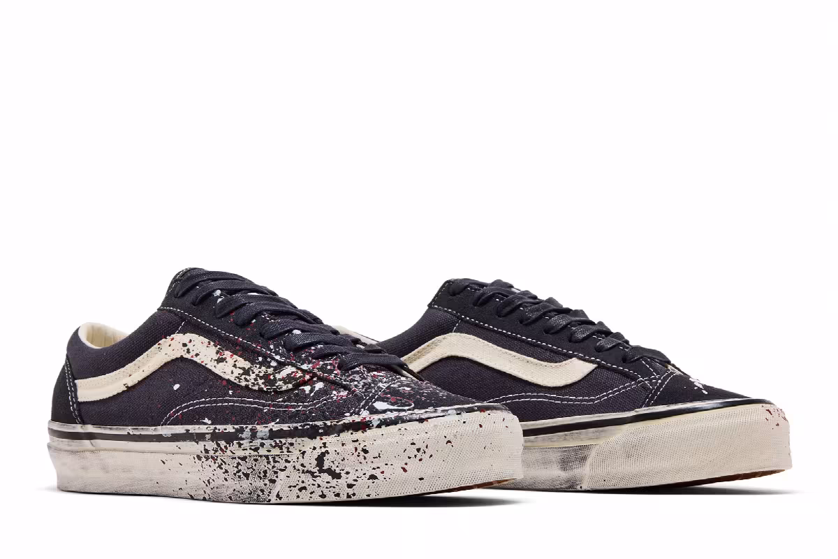 Vans Old Skool 36 Paint Splatter Paint Splatter Charcoal Grey, view 9