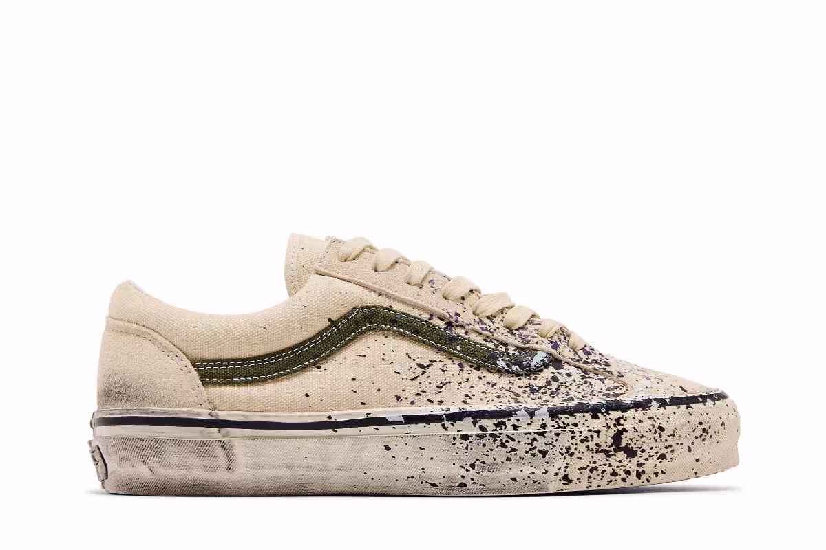 Vans Premium Old Skool 36 Paint Splatter Turtledove, view 2