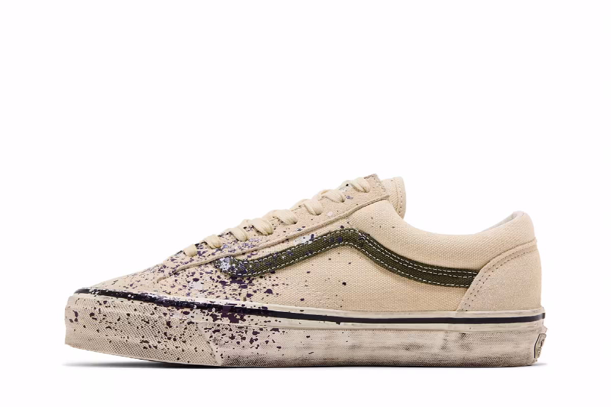 Vans Premium Old Skool 36 Paint Splatter Turtledove, view 4