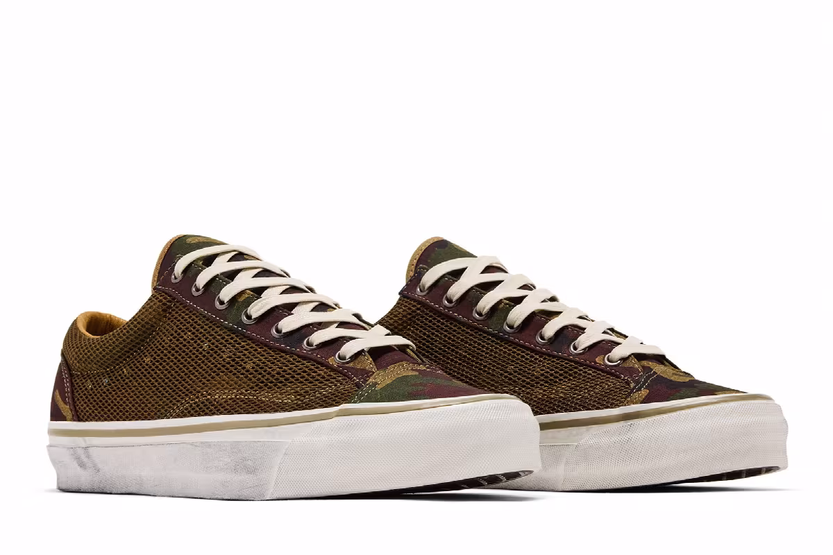 Vans Premium Old Skool 36 Woodland Camo Green, view 9