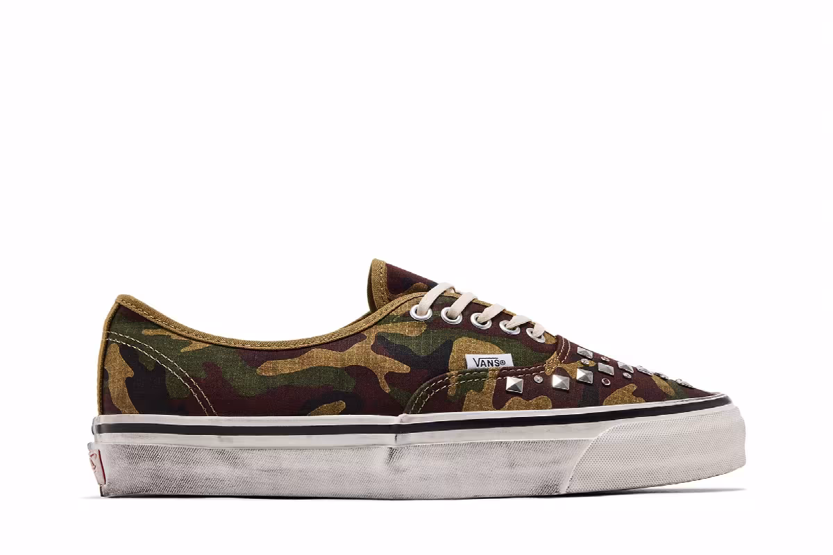 Vans Premium Authentic Woodland Camo Green, view 2