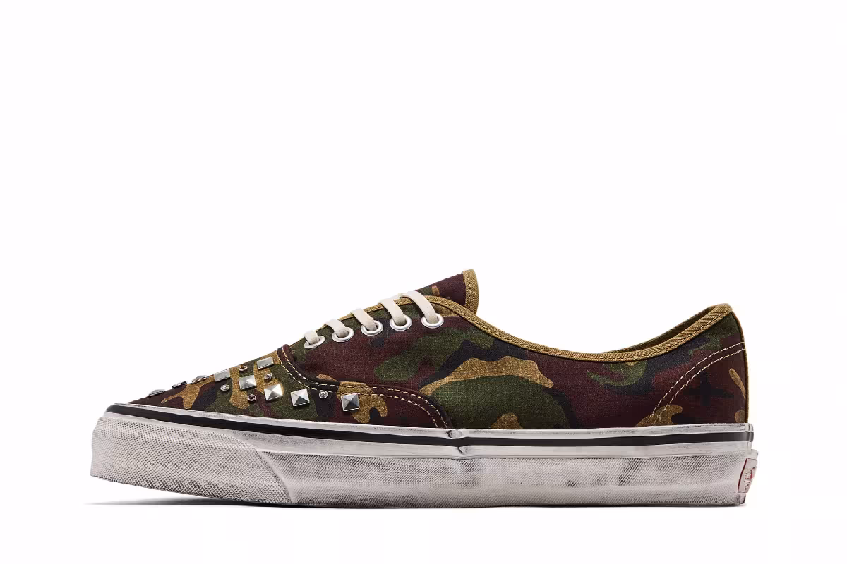 Vans Premium Authentic Woodland Camo Green, view 4