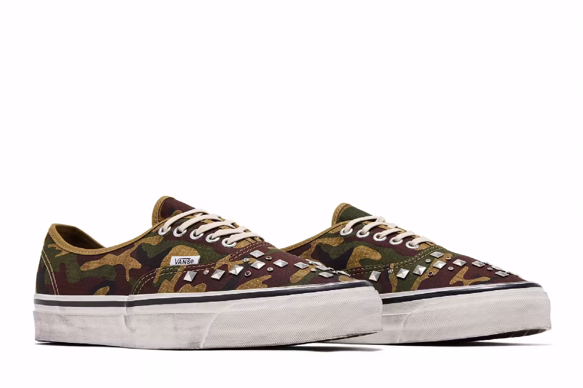 Vans Premium Authentic Woodland Camo Green, view 9