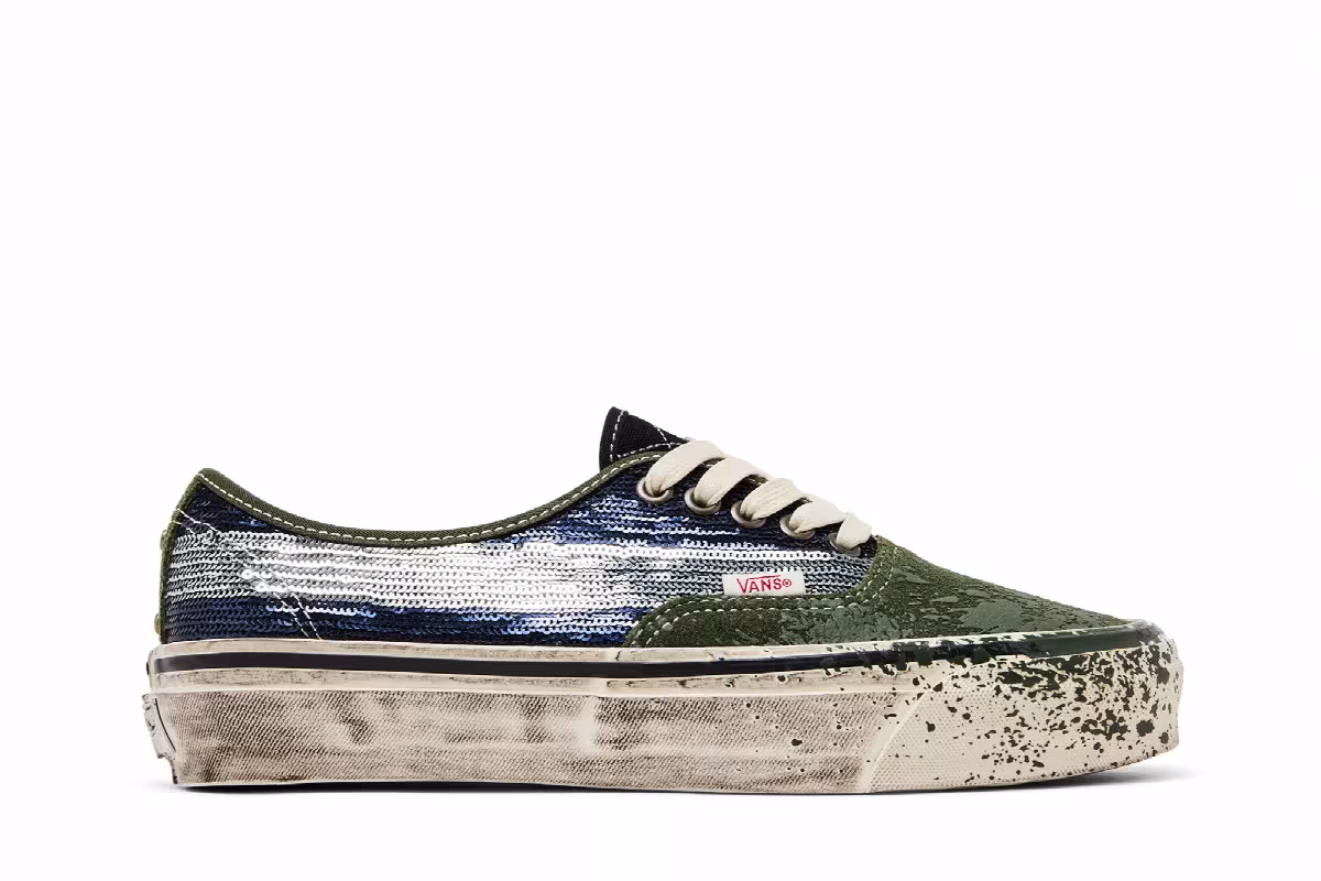 Vans Authentic Premium La Habana - Green Blue, view 2