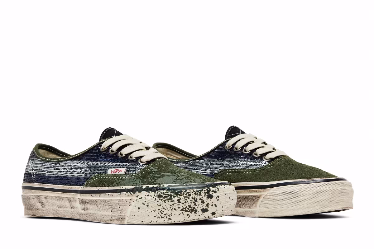 Vans Authentic Premium La Habana - Green Blue, view 9
