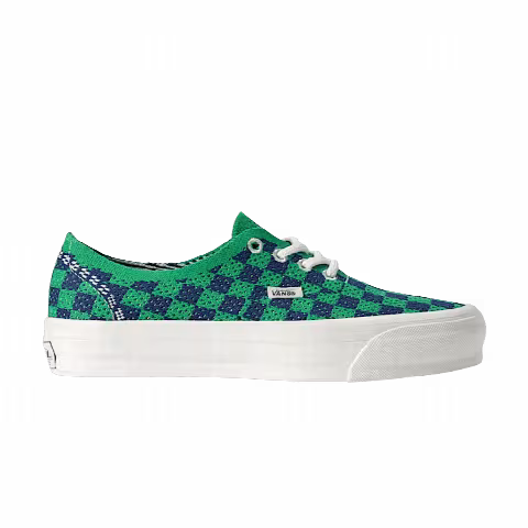 Vans LX Authentic 44 EK 'Punk Check Green Navy'