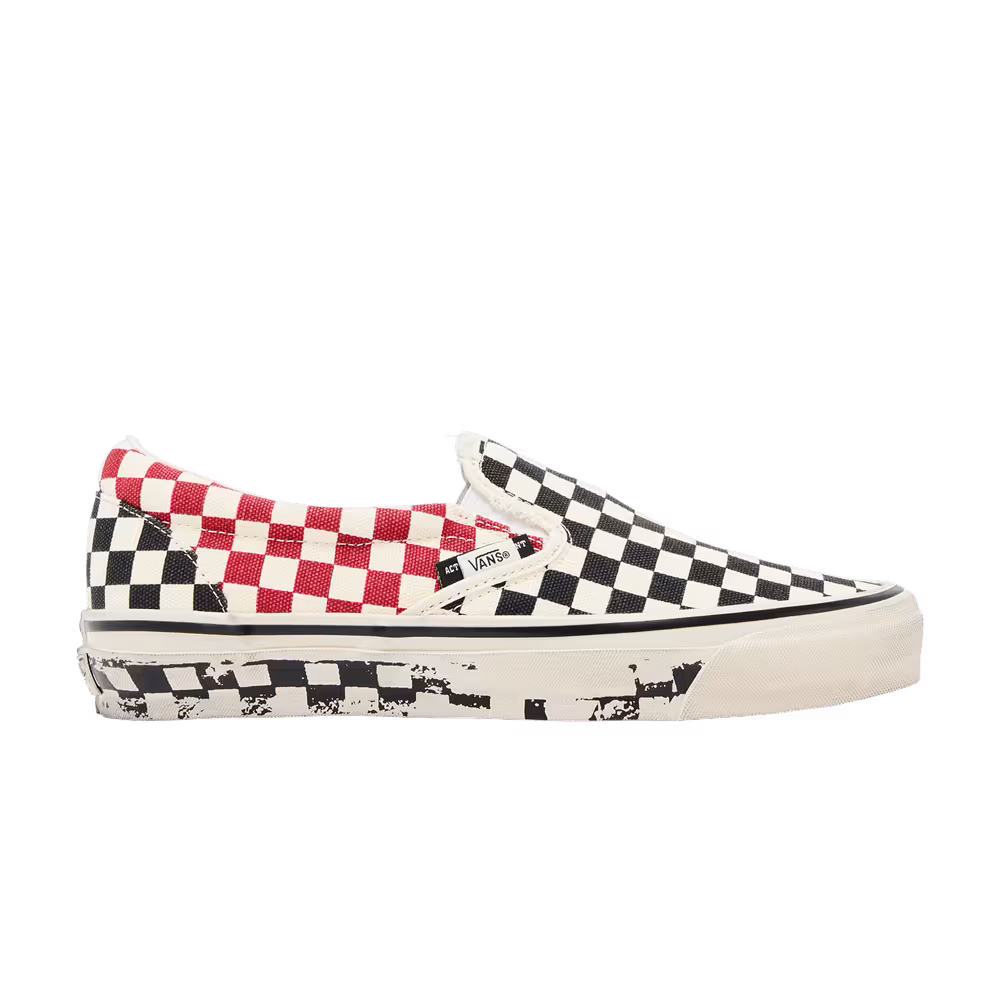 Vans LX Classic Slip-On 98 Act Of Disagreement Black Checkerboard