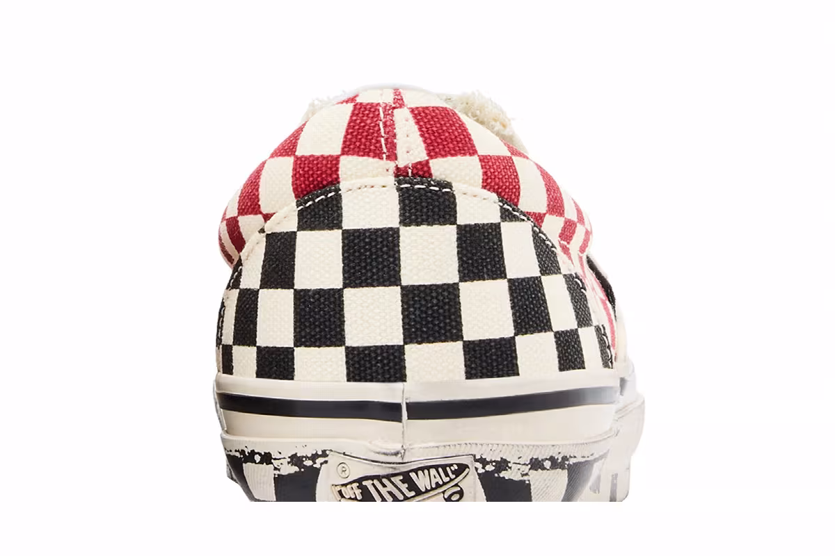 Vans LX Classic Slip-On 98 Act Of Disagreement Black Checkerboard, view 8