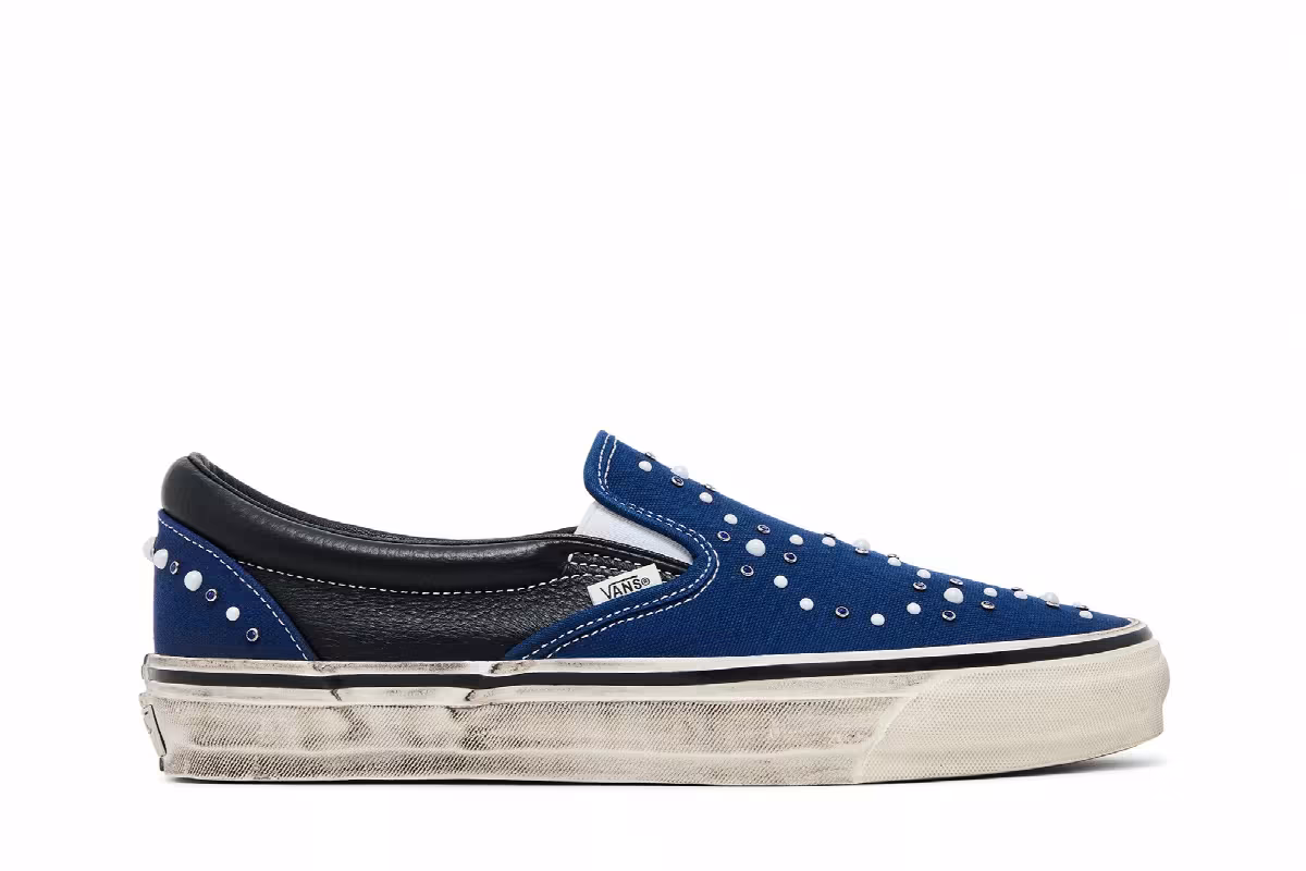 Vans Premium Classic Slip-On Indigo Blue, view 2