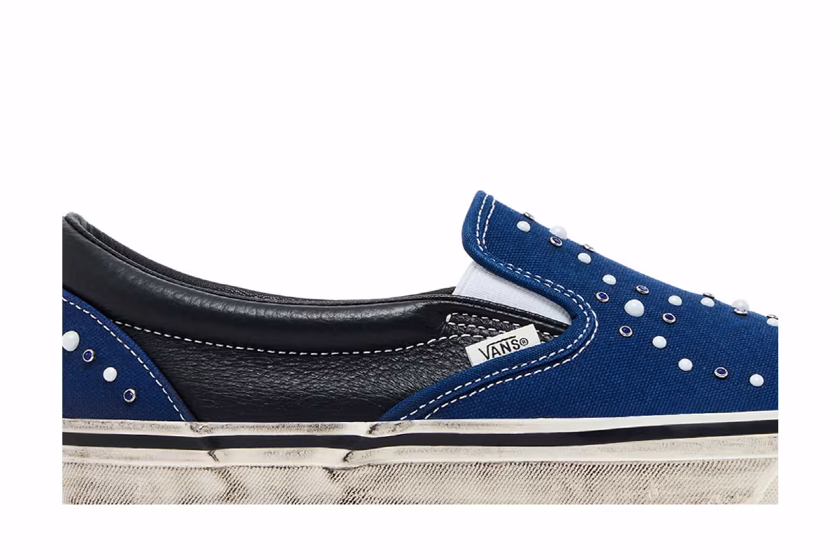 Vans Premium Classic Slip-On Indigo Blue, view 3