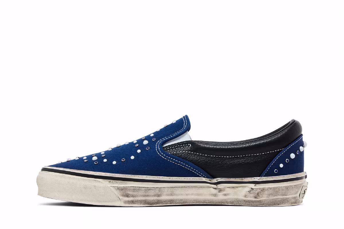 Vans Premium Classic Slip-On Indigo Blue, view 4