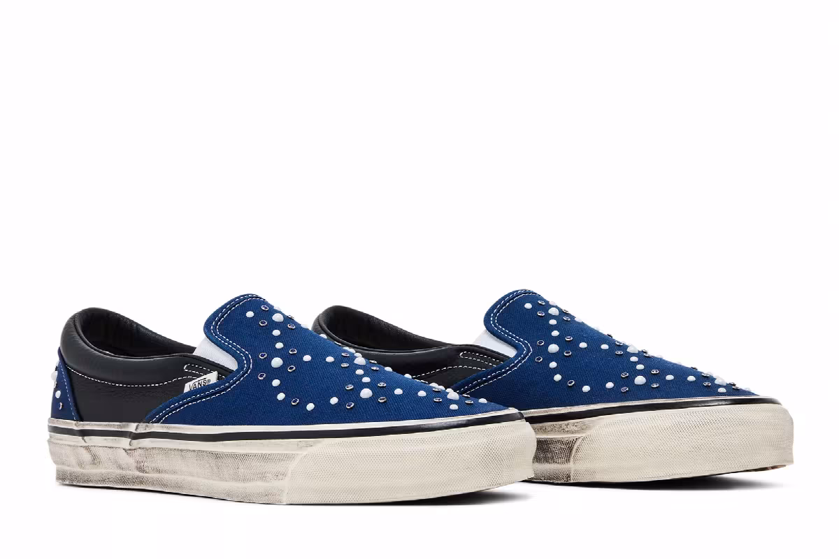 Vans Premium Classic Slip-On Indigo Blue, view 9