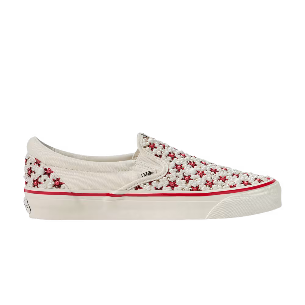 Mattias Gollin x Vans Slip-On Stella Rossa Red