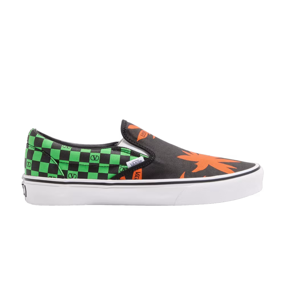 Valentino Garavani x Vans Classic Slip-On Tropical Leaves - Green Orange