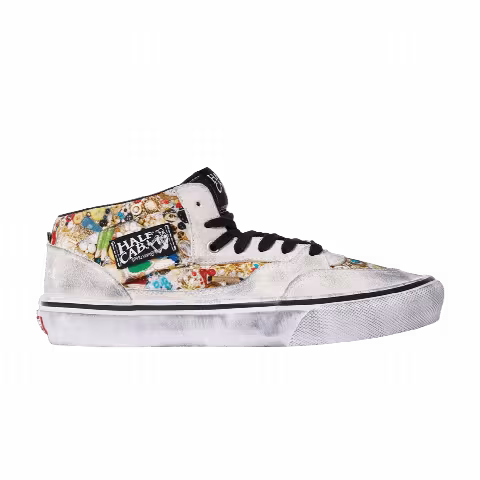 Supreme x Mike Kelley x Vans Half Cab 'White'