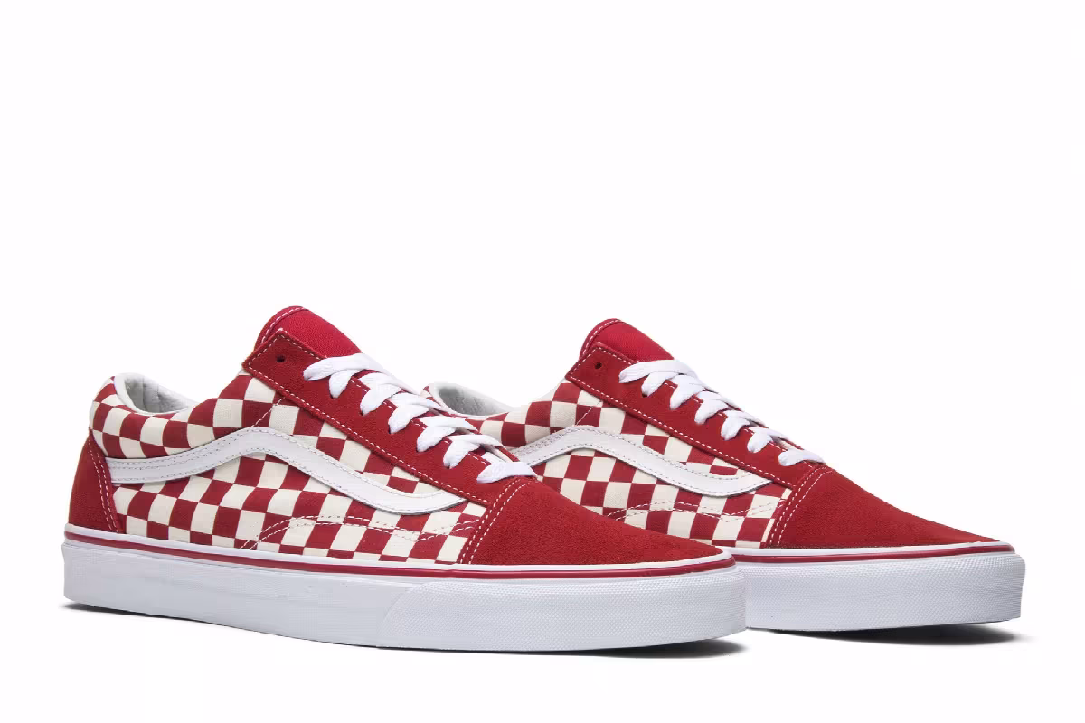Vans Old Skool Red Checkerboard, view 9