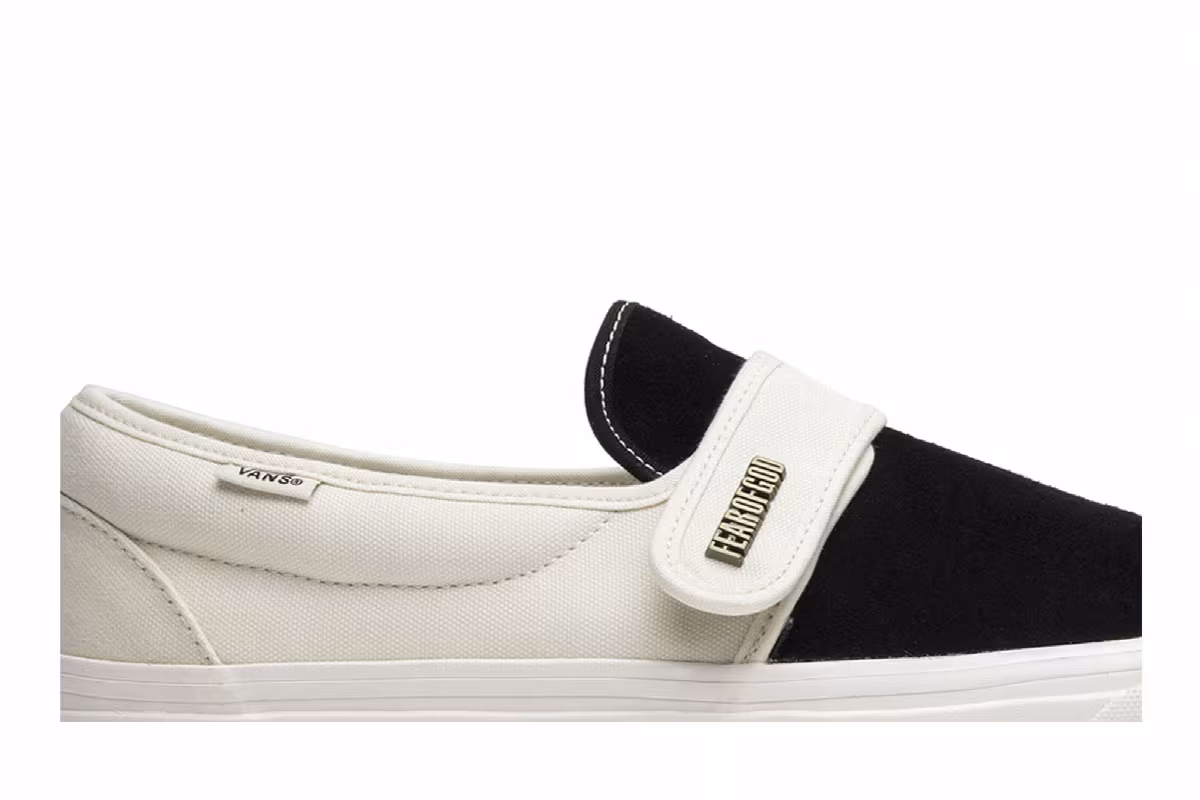 Fear of God x Vans Slip-On 47 DX Black White, view 3
